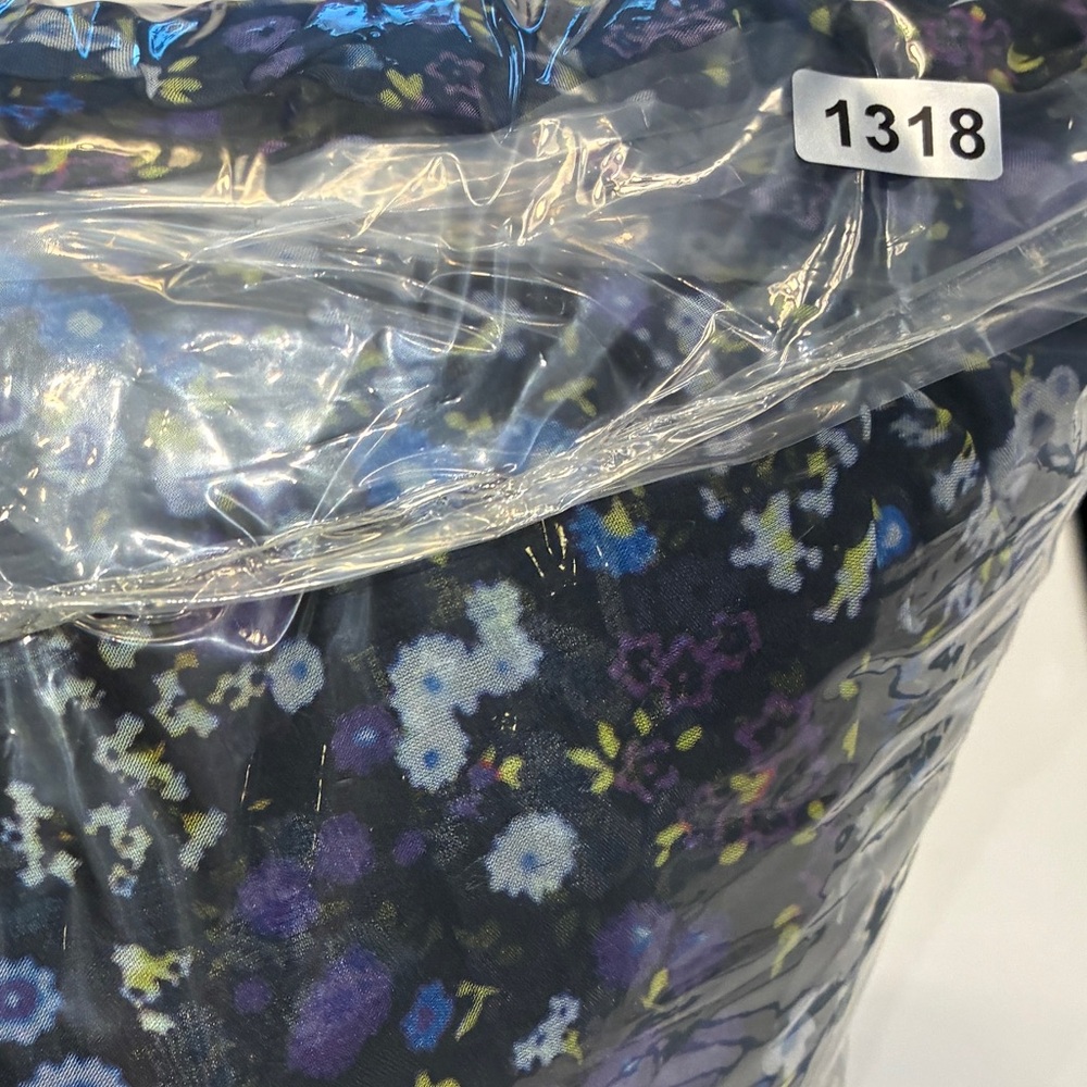 Mac Duggal One-Shoulder Floral Maxi Dress in Purple and Black - Picture 15 of 15
